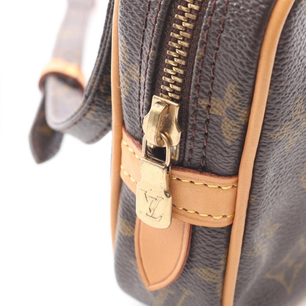 Louis Vuitton Bag Leather Canvas Bandouliere Shoulder Marly Monogram Brown - Picture 6 of 9